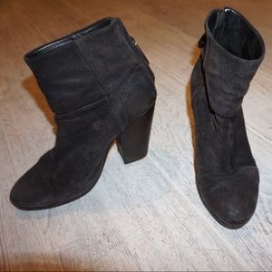 Rag & Bone Size 37 black/grey booties